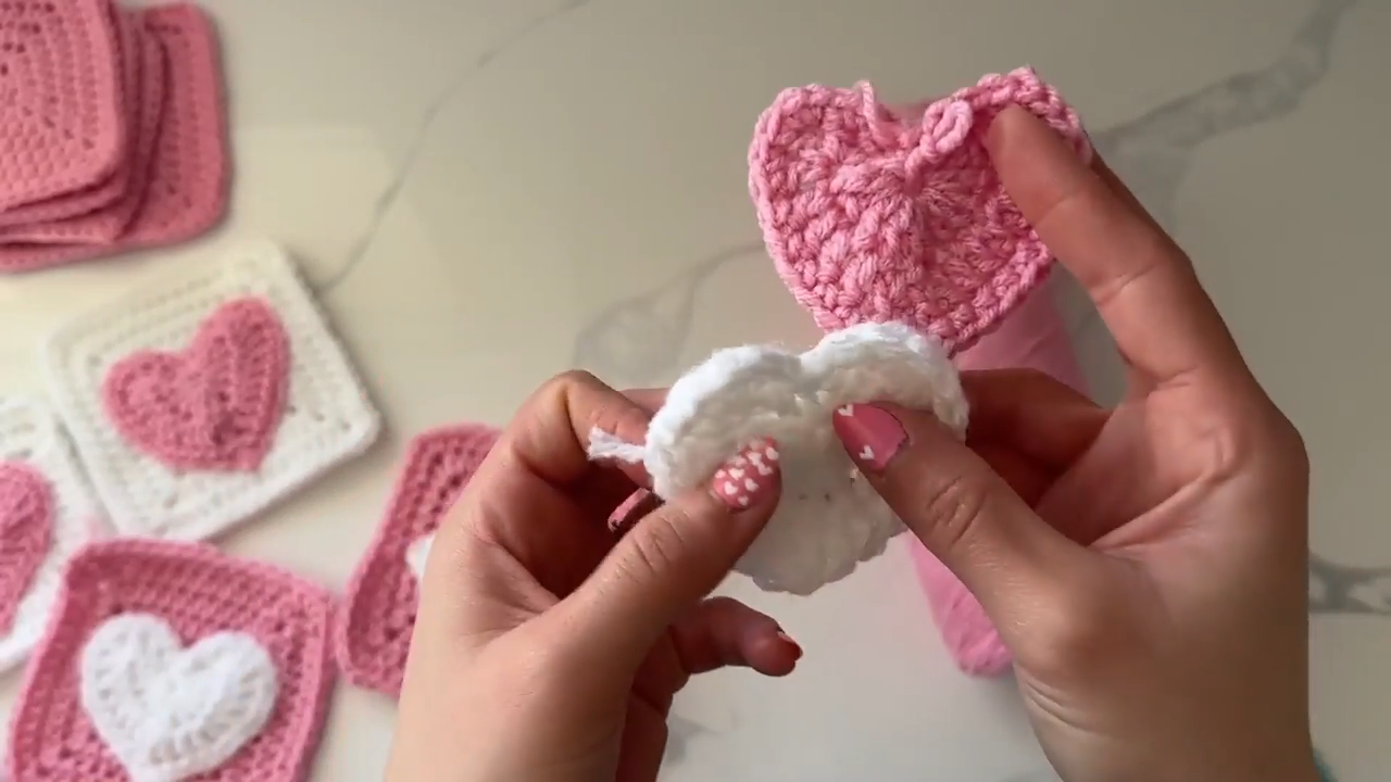 Crochet Heart Dress Pattern with a Flowy Heart Motif Skirt
