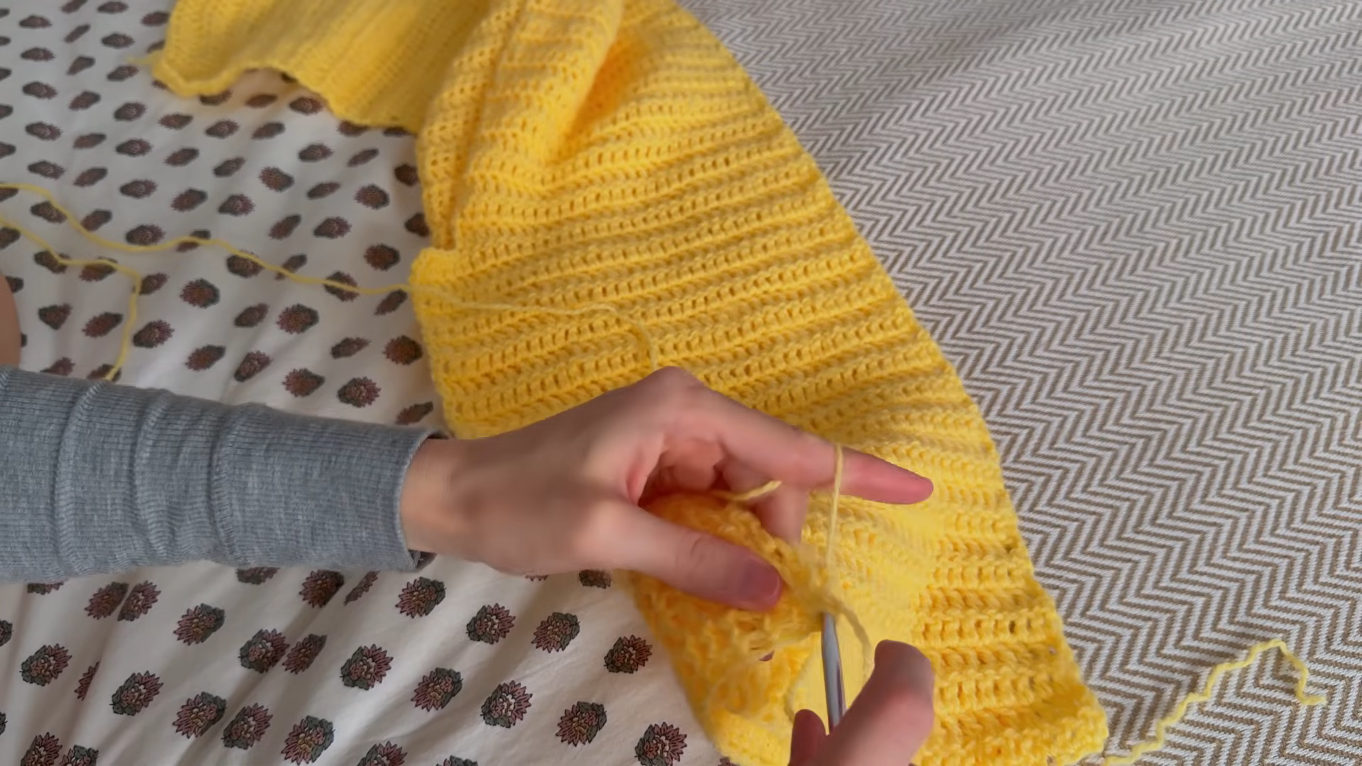 Crochet Top Made with Rectangles Pattern for Summer Fashion