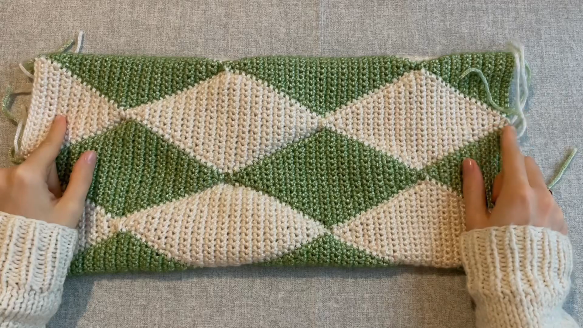 Free Crochet Diamond Cardigan Pattern for Beginners