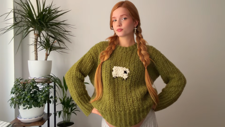 Free Crochet Sweater Pattern with Balloon Sleeves