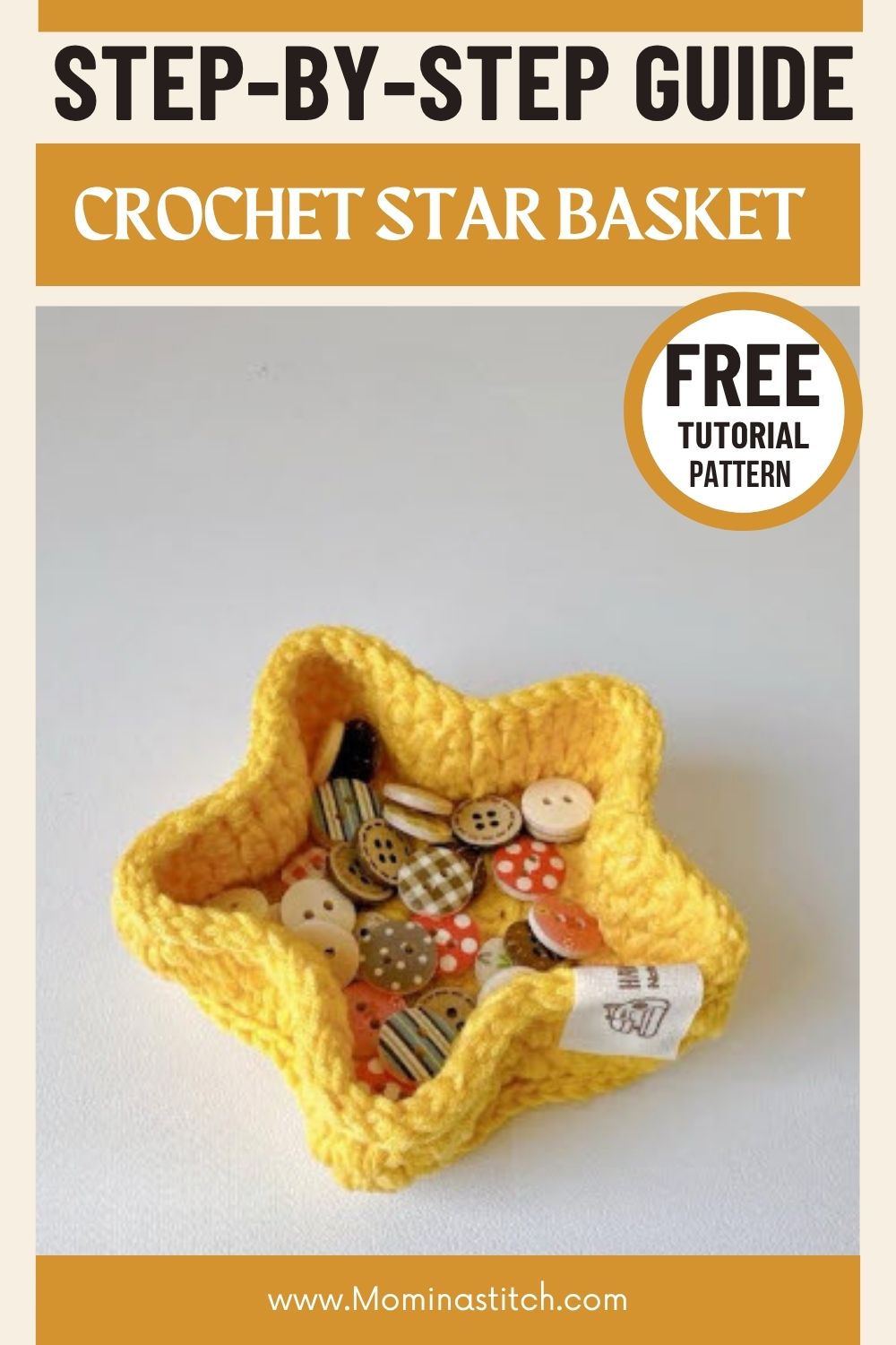 Charming Crochet Star Basket Pattern for Beginner Guide