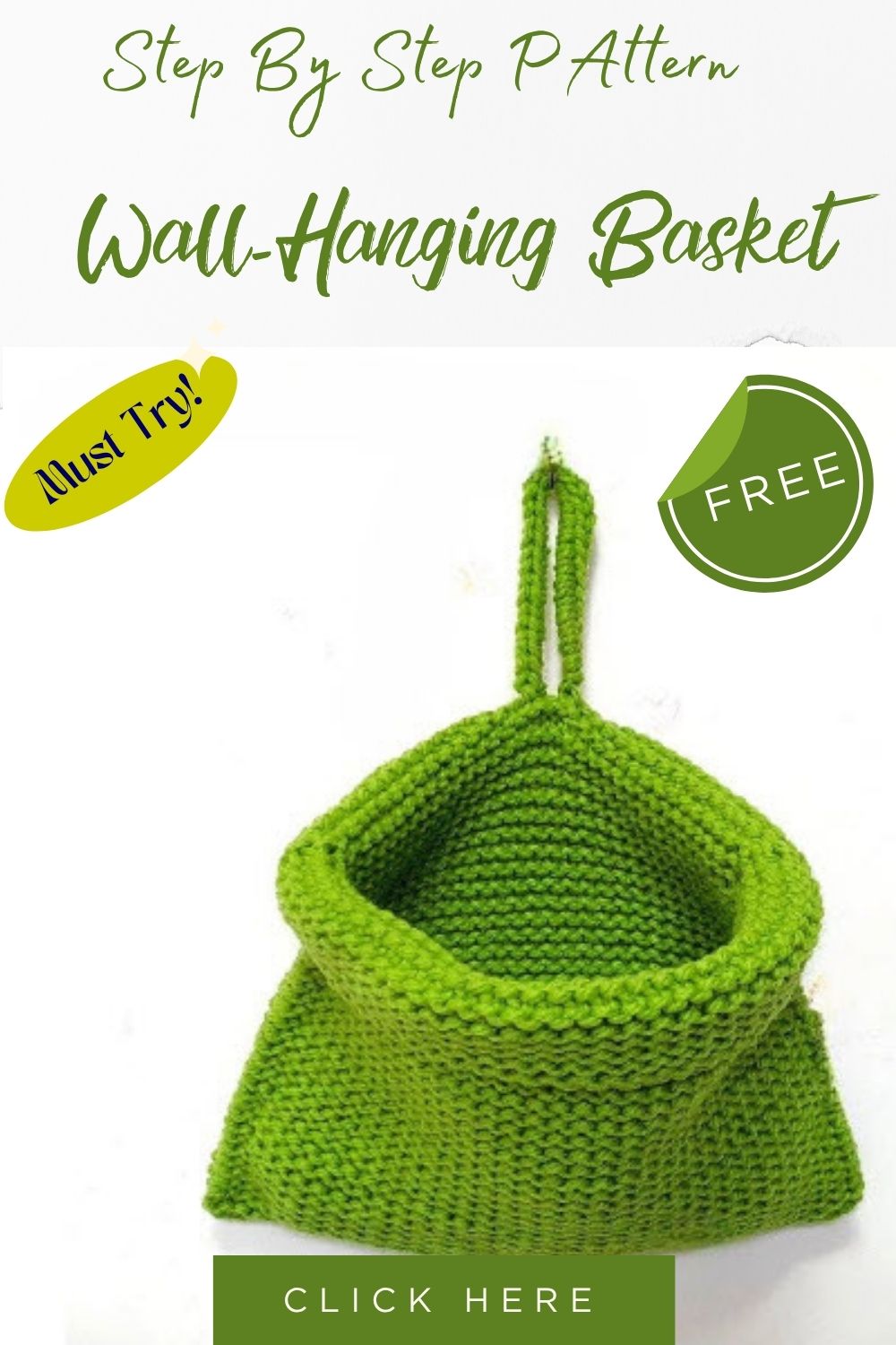 Cozy Crochet Wall-Hanging Basket Pattern for Instant Style