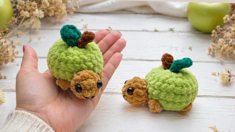 Crochet Apple Turtle Amigurumi Pattern Fun Holiday Project