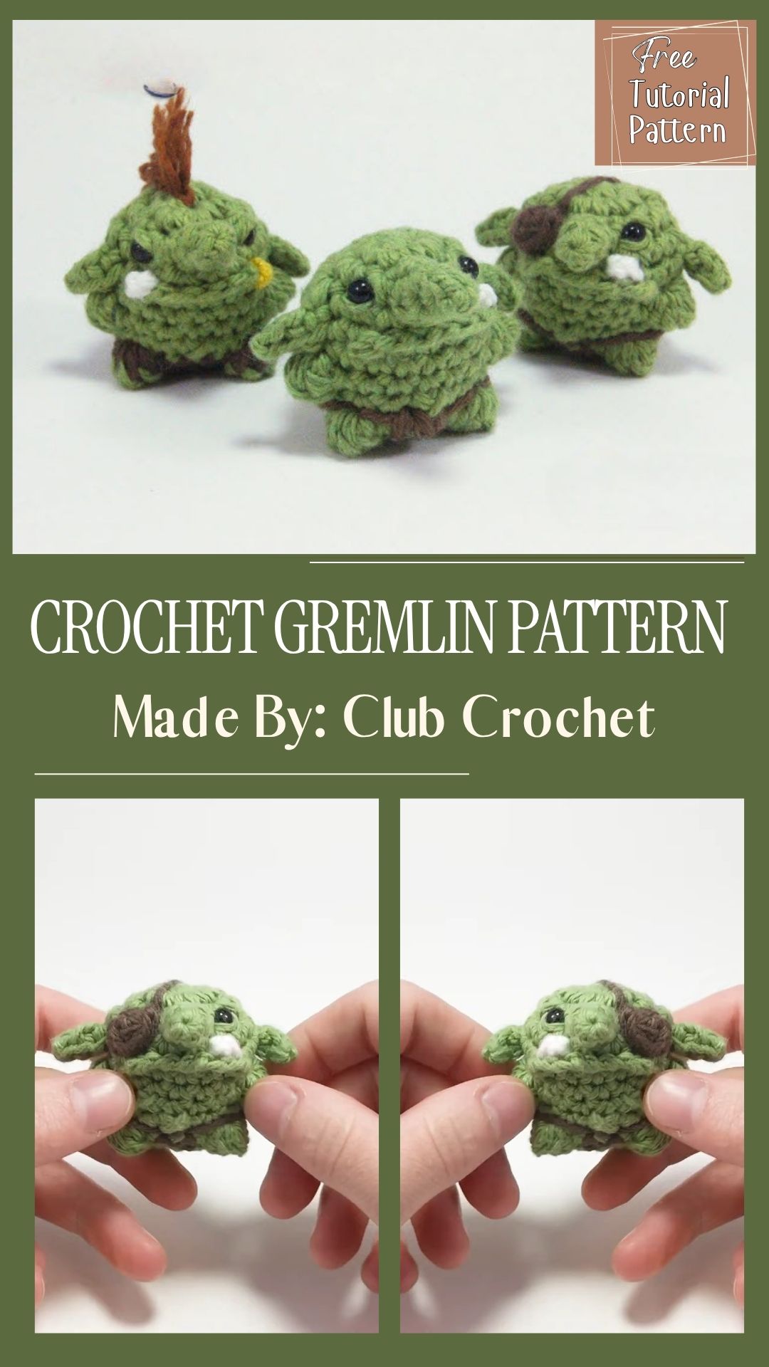 Crochet Gremlin Amigurumi Pattern for a Quirky Buddy