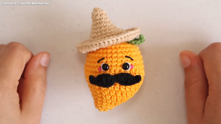 Crochet Mexican Mango Doll Amigurumi Pattern Toy