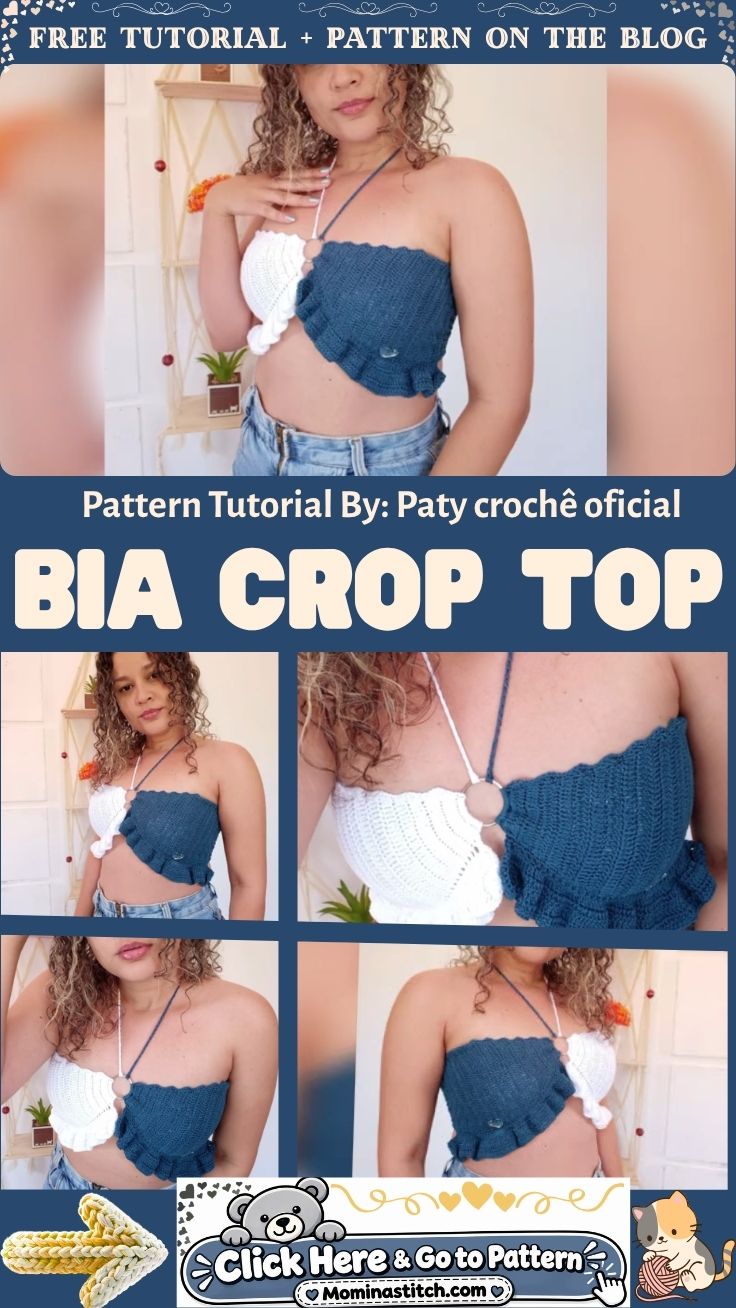 Easy Crochet Bia Crop Top Pattern for a Chic Summer Look