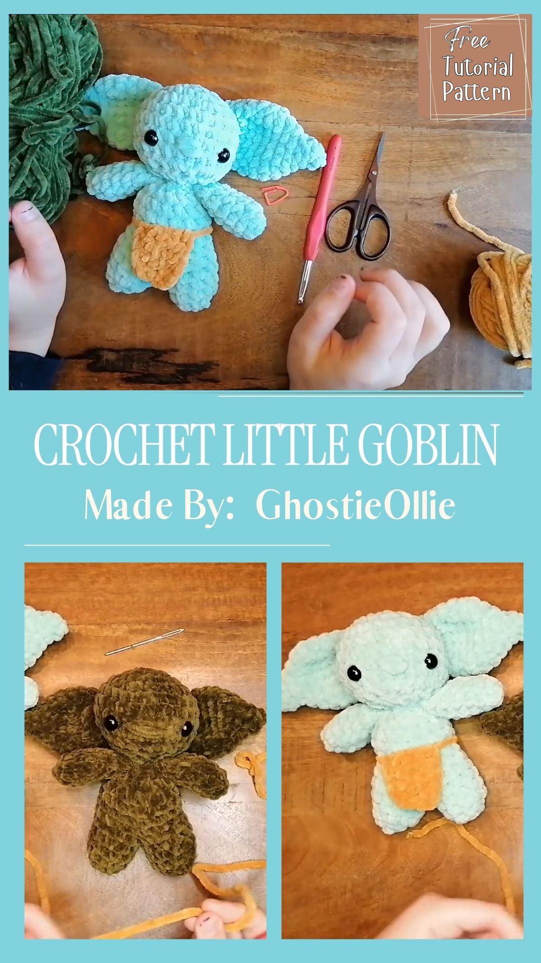 Easy Crochet Little Goblin Amigurumi Pattern to Keep Forever