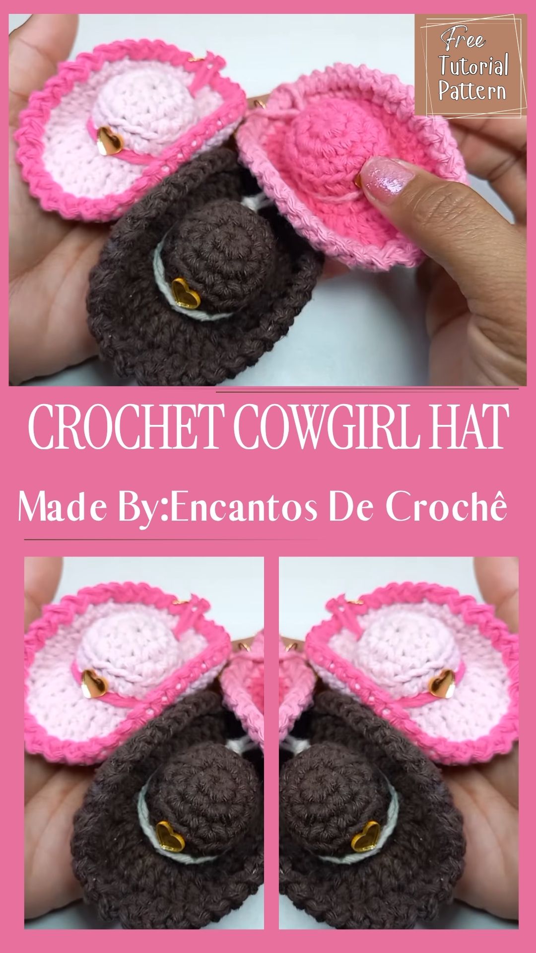 Free Crochet Cowgirl Hat Pattern for Everyday Style